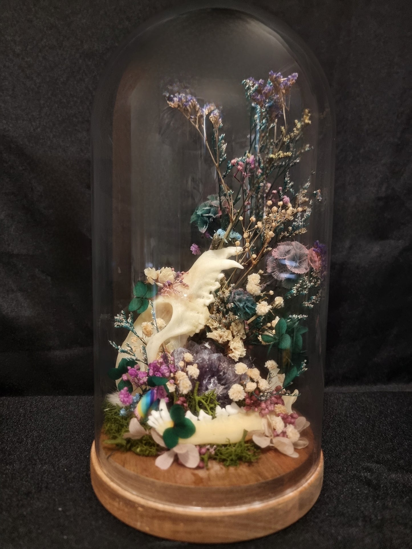 Unicorn Vomit - Fox Skull Amethyst Dome