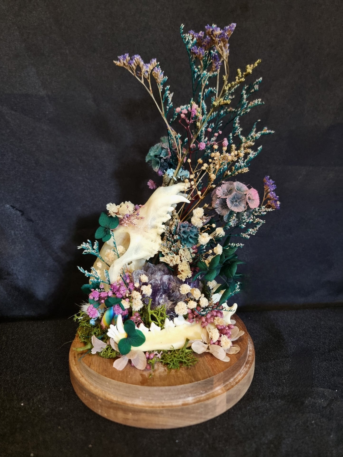 Unicorn Vomit - Fox Skull Amethyst Dome