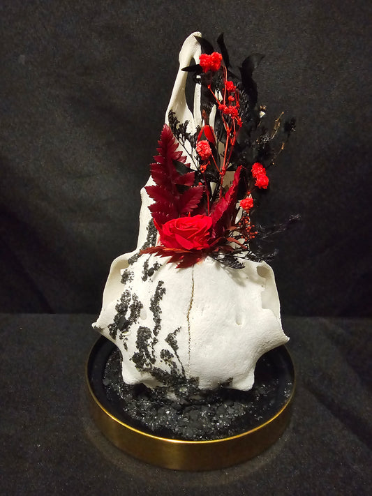 Sheep Red Rose Terrarium